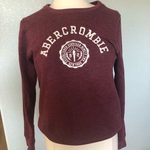ABERCROMBIE magenta sweater